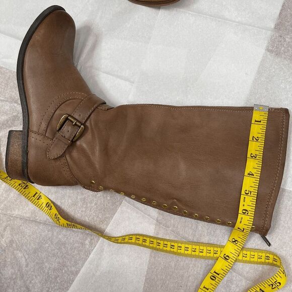 Steve Madden Tan Brown Tall Riding Boots - Picture 9 of 11